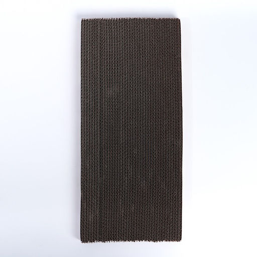 Когтеточка из картона с кошачьей мятой Мятная зелень, 45 см х 20 см х 3 см - Пушистое счастье фото 3