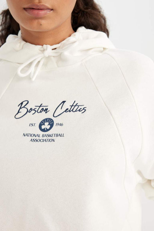 DeFactoFit Толстовка из плотной ткани с капюшоном NBA Boston Celtics  фото 5