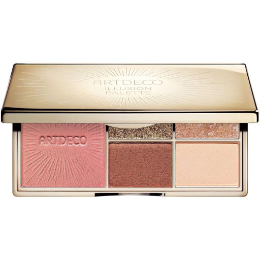 ARTDECO Палетка теней и румян Illusion Palette for cheeks & eyes тон 4, 4,5 г 4х1,5 г