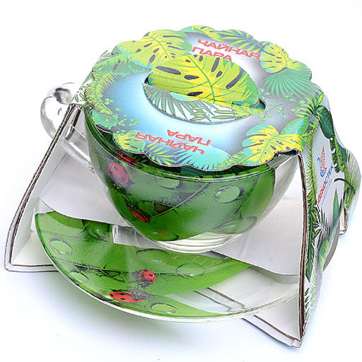 337-Д Чайная пара Живая природа Зеленый лист(х12) - Mayer&boch фото 4