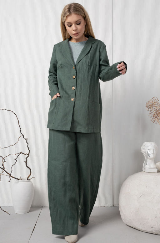 Жакет AMORI 2175 темно-зеленый  фото 5