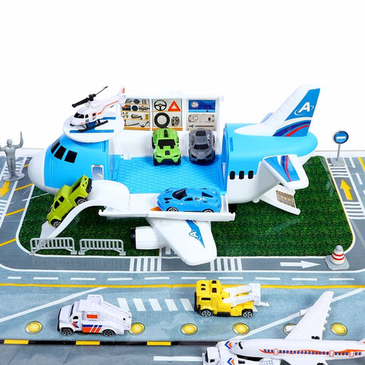Парковка детская Аэропорт, подвижные элементы, самолёт, с аксессуарами - Автоград фото 4
