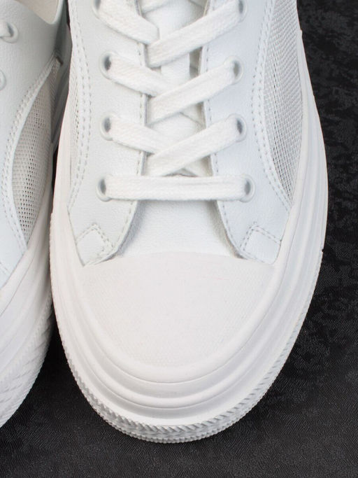 05-PDXL46-1 WHITE Кроссовки женские (натуральная кожа)