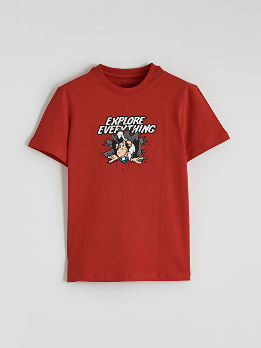 Nostaljik Maymun Bask?l? Erkek ?ocuk Ti??rt