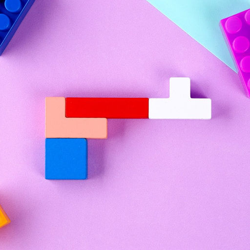 Детская развивающая игра тетрис «Дракончик», 2,5 × 22,3 × 29,8 см