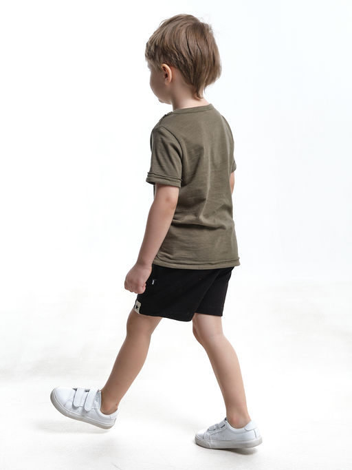 Комплект для мальчика детский сад UD 7886/22-9846 хаки/черный - Mini maxi фото 13