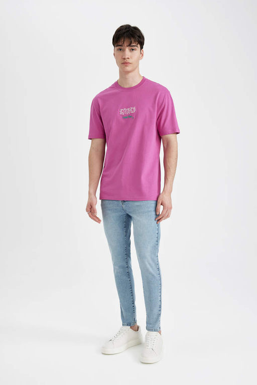 Keith Haring Regular Fit Bisiklet Yaka K?sa Kollu Tisort - Defacto фото 4