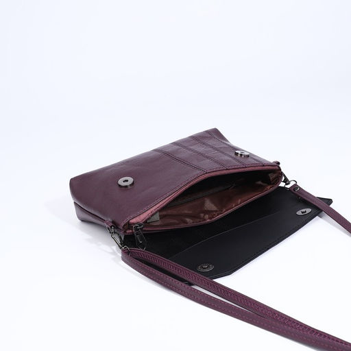 Сумка-клатч на магните, длинный ремень, цвет фиолетовый - Simaland фото 7