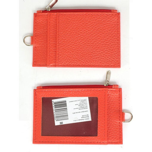 Визитница-кардхолдер Croco-В-216 н/к, 1отд, 3карм, оранжевый флотер (36) 255244