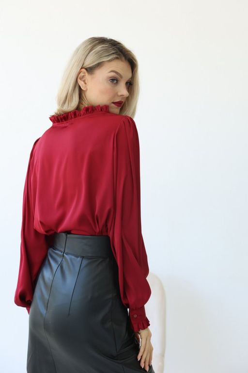 Блузка с декоративными деталями - Looklikecat фото 4