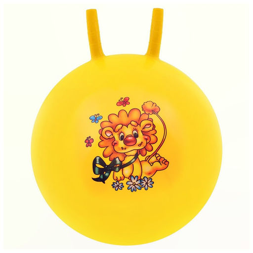 Мяч - прыгун с рожками, d=45 см, МИКС