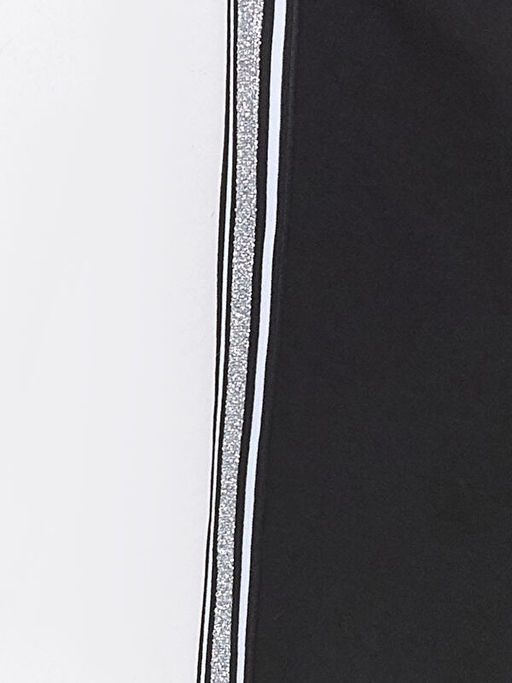 Beli Lastikli ?erit Detayl? K?z ?ocuk Tayt - Waikiki фото 3