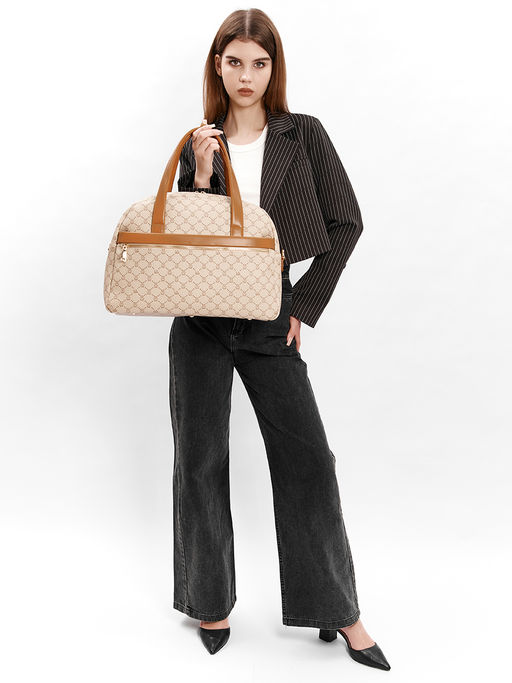 LACCOMA сумка AC89003-мишки бежевый эко кожа  фото 9