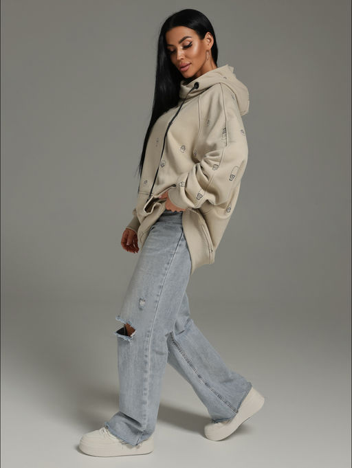 Ваниль худи женское (розовый варенка) - Lovetex фото 39