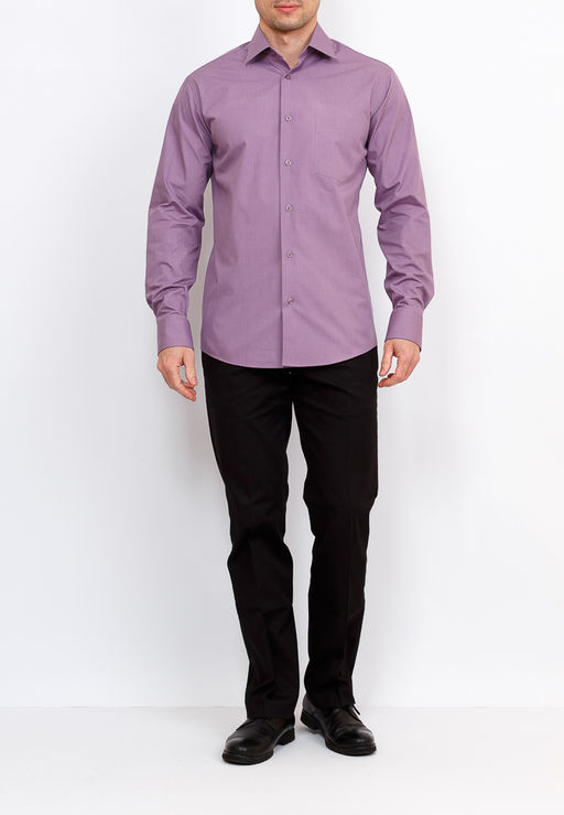 Сорочка мужская длинный рукав GREG 730/319/PUR/Z  фото 9