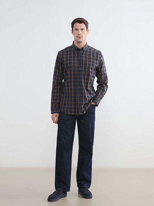 Regular Fit Ekose Erkek G?mlek