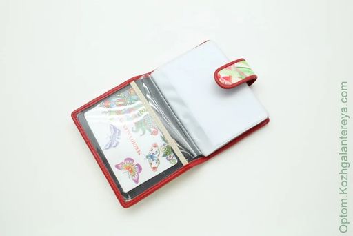 Женская кожаная визитница Sergio Valentini СВ 8003-010  фото 8