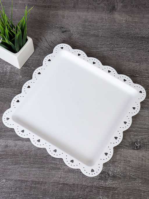 Поднос квадратный 24x24 см / JNB706 /уп 200/ - Галеонтрейд фото 2