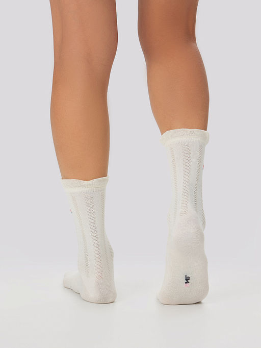 Носки женские Mark Formelle набор 3 пары молочный  фото 5