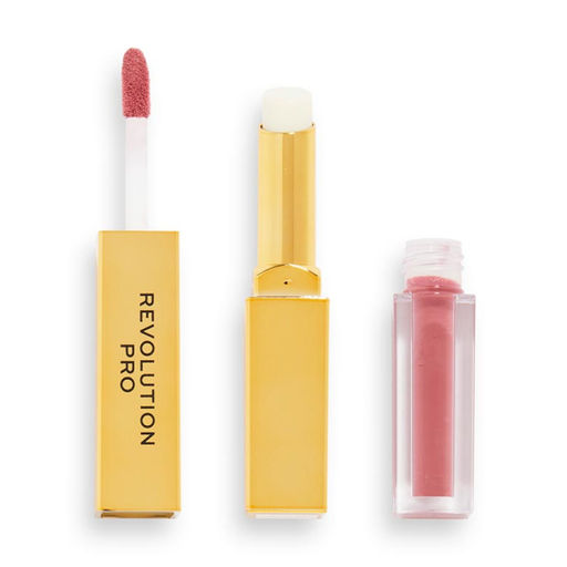 Жидкая помада и бальзам для губ Liquid Lipstick + Balm Duo Supreme Stay 24HR, Velvet 6563307