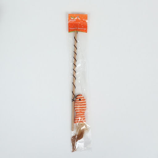 Дразнилка-удочка Рыбка из сизаля, 40 см - Пижон фото 4