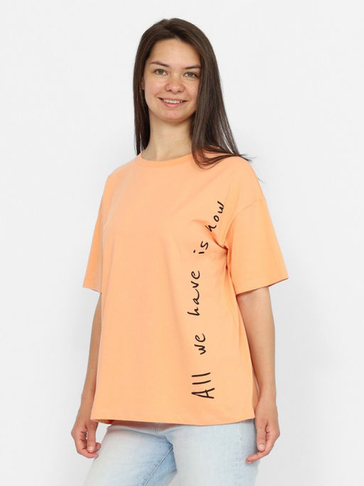 CRB wear/CSSW 60266-47 Футболка женская,персиковый/Ex.Cherubino  фото 2