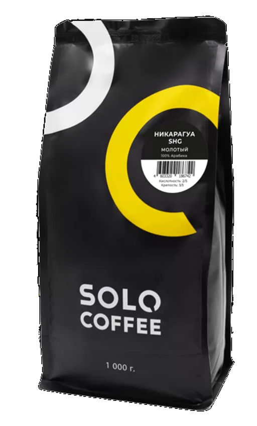 Кофе в зернах Solo Coffee Никарагуа (100% арабика), свежеобжаренный  фото 2