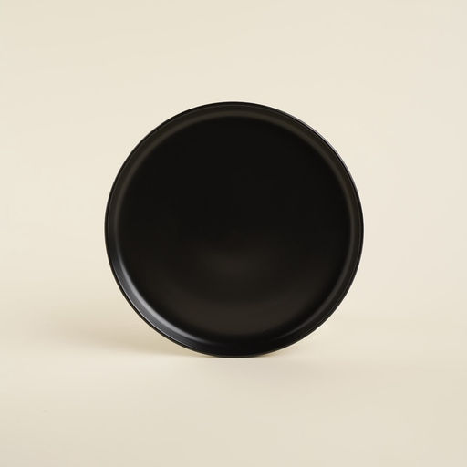 УЦЕНКА Набор тарелок круглых 2 шт. SL Home «Дарк», 20×20.3×2.2 см, чёрная