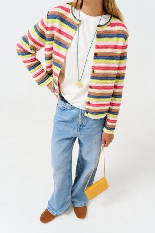 Кардиган 3457.01 полосатый рейс - Tak divno фото 3