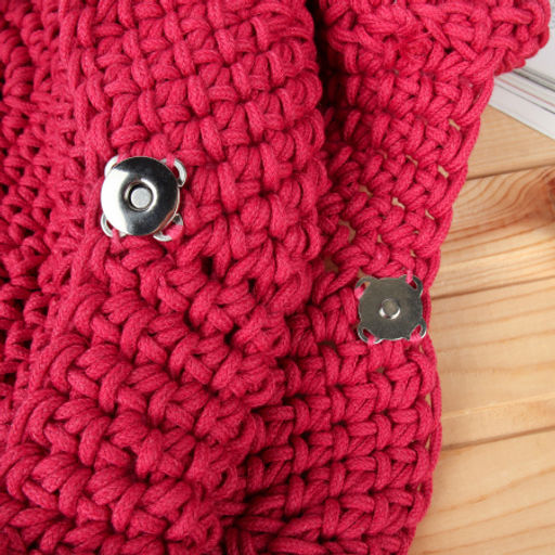 Сумка шоппер 30x26 / DW-05 /уп 50/ бордовая - Галеонтрейд фото 4