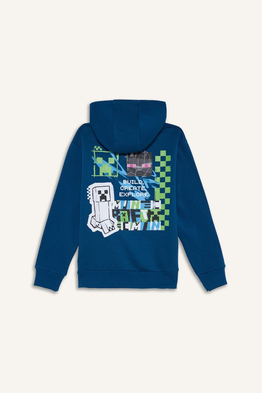 Minecraft Kap__onlu Sweatshirt Erkek _ocuk - Defacto фото 9