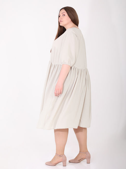 Платье светло-бежевое - Almond фото 2
