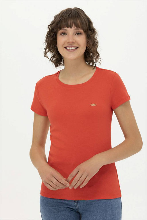 U. S. Polo Assn Женская красная футболка с круглым вырезом - U.s. polo assn фото 11