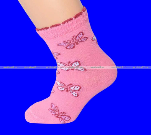Цена за 10 пар. ЮстаТекс носки подростковые 3с20 хлопок на девочек