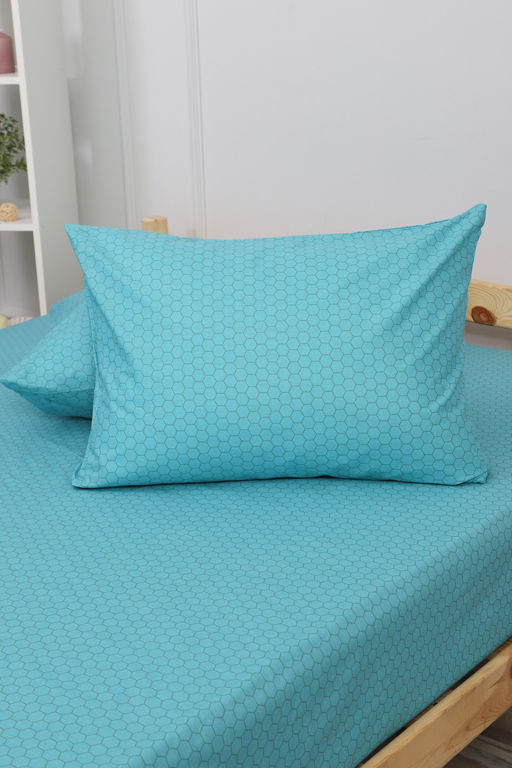 Наволочка поплин Соты-компаньон