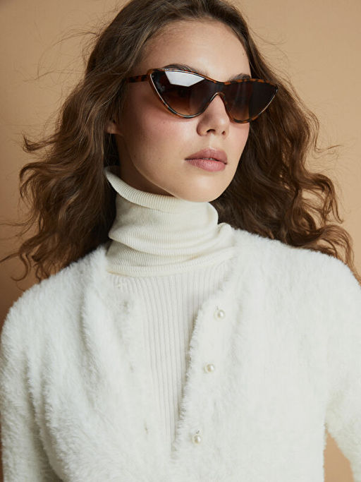 Bisiklet Yaka Kad?n Triko H?rka