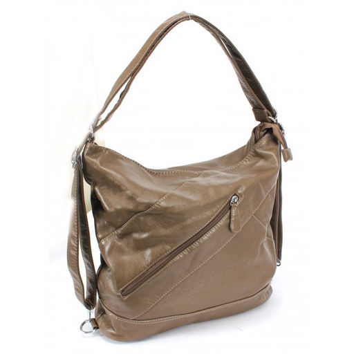 Сумка женская искусственная кожа Guecca-99114, (рюкзак-change) 1отд+карм/перег, капучино 263644