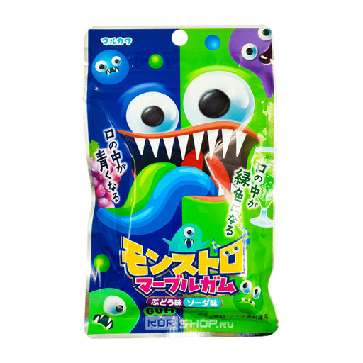 Жевательная резинка со вкусом винограда и содовой Monstr Marvel Marukawa, Япония, 37 г Акция