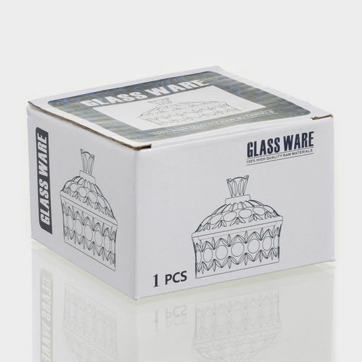 Сахарница «Круги», 250 мл, 10.5×10.5 см, с крышкой, стекло