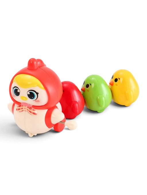 Заводная игрушка "Курочка с цыплятками"