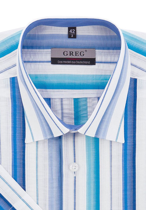 Сорочка мужская короткий рукав GREG 121/301/106/Z/1
