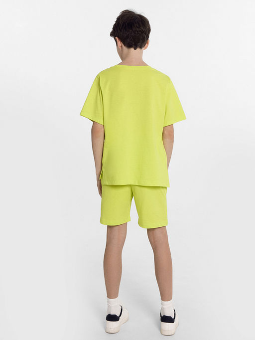 Шорты для мальчиков мультипак (2 шт.) в салатовом и сером цвете - Mark formelle фото 4