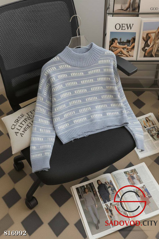 Теплый свитер женский оверсайз - Bruno фото 5