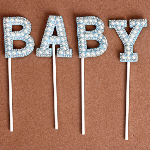 Топпер Малыш, в наборе 4 штуки, цвет голубой - Страна карнавалия фото 6