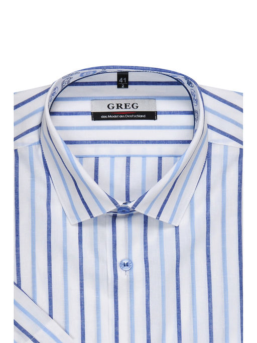 Сорочка мужская короткий рукав GREG 121/207/0236/C/1p  фото 3