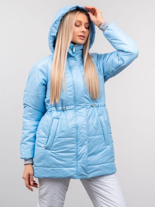 Костюм зимний, горнолыжный Арктика голубой-белый - Yollochka фото 6