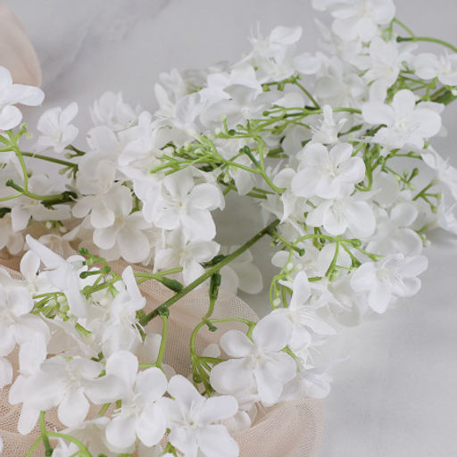 Цветок искусственный Сакура белая 100 см / RF-1562 /уп 200/400/ - ГалеонТрейд фото 4