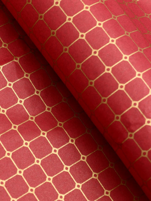 Цена за 10 шт. Бумага упаковочная тишью, Шарм, винный, 50 см ? 70 см 17 грамм - UPAK LAND фото 2