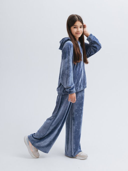 Детский костюм, велюр премиум, джинс - Knitka wear фото 7