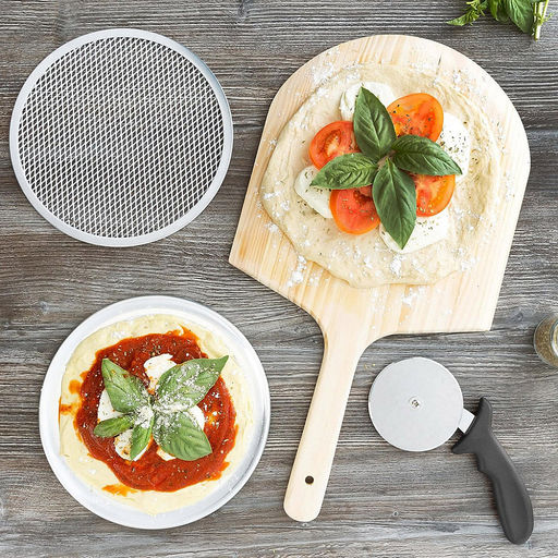 Форма-сетка для выпекания (пиццы и пирогов) "Хрустящая корочка", д30,5см, алюминиевая (Китай)